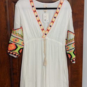 NWT Women's Pink Owl Coverup Dress